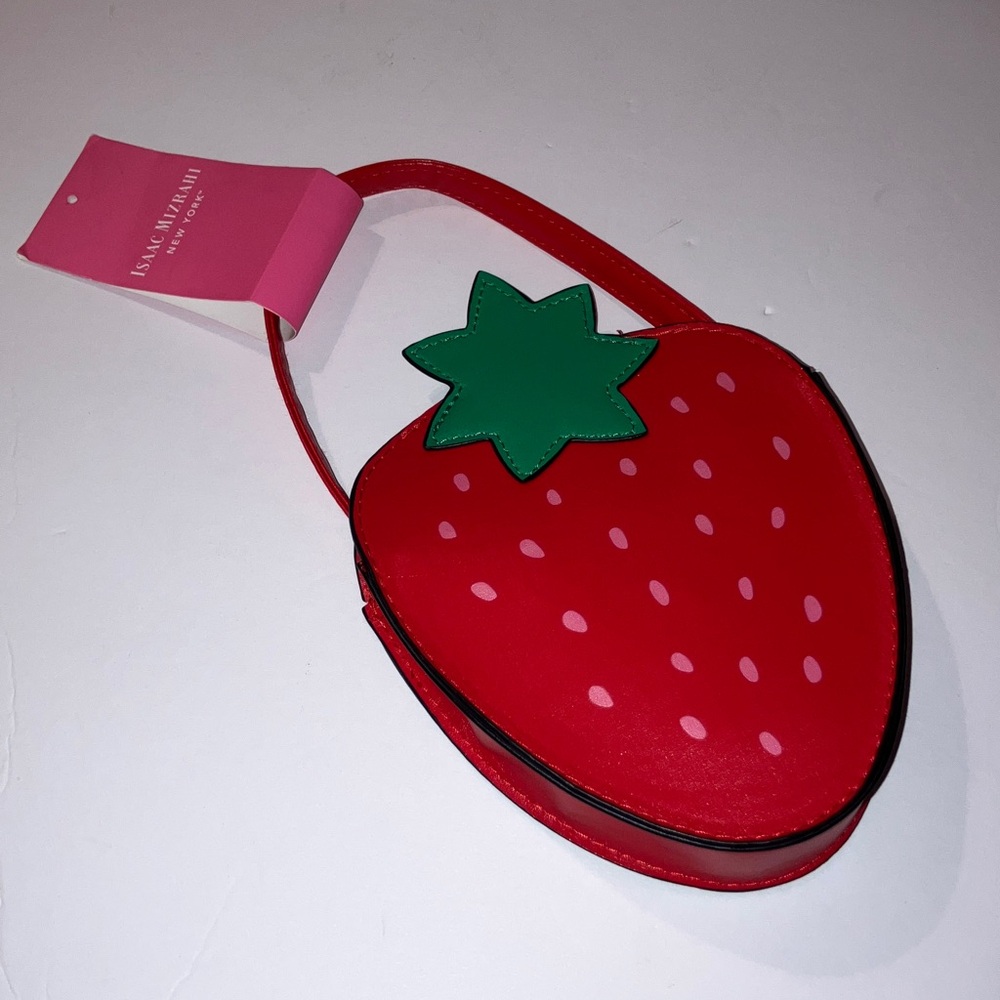 Isaac Mizrahi Red‎ and Green Strawberry Kids Small Bag
